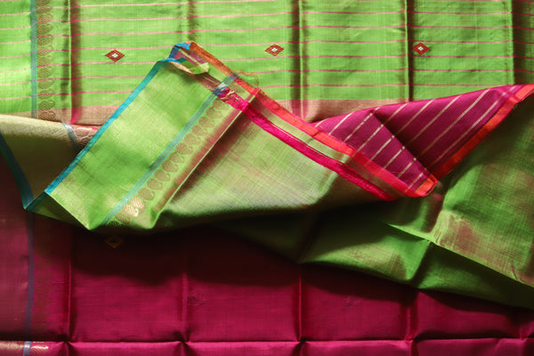 Handwoven Bengal Pure Silk Saree