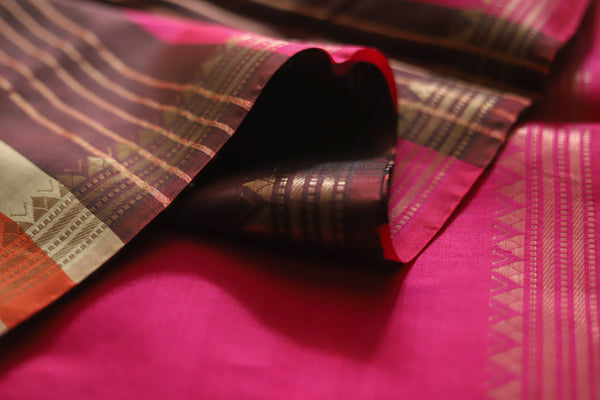 Handwoven Bengal Pure Silk Saree