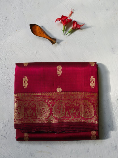Bengal Handwoven Baluchari Silk Saree