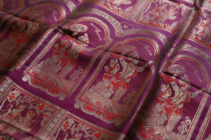Bengal Handwoven Swarnachari Silk Saree
