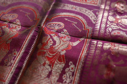 Bengal Handwoven Swarnachari Silk Saree