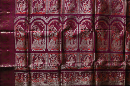 Bengal Handwoven Swarnachari Silk Saree