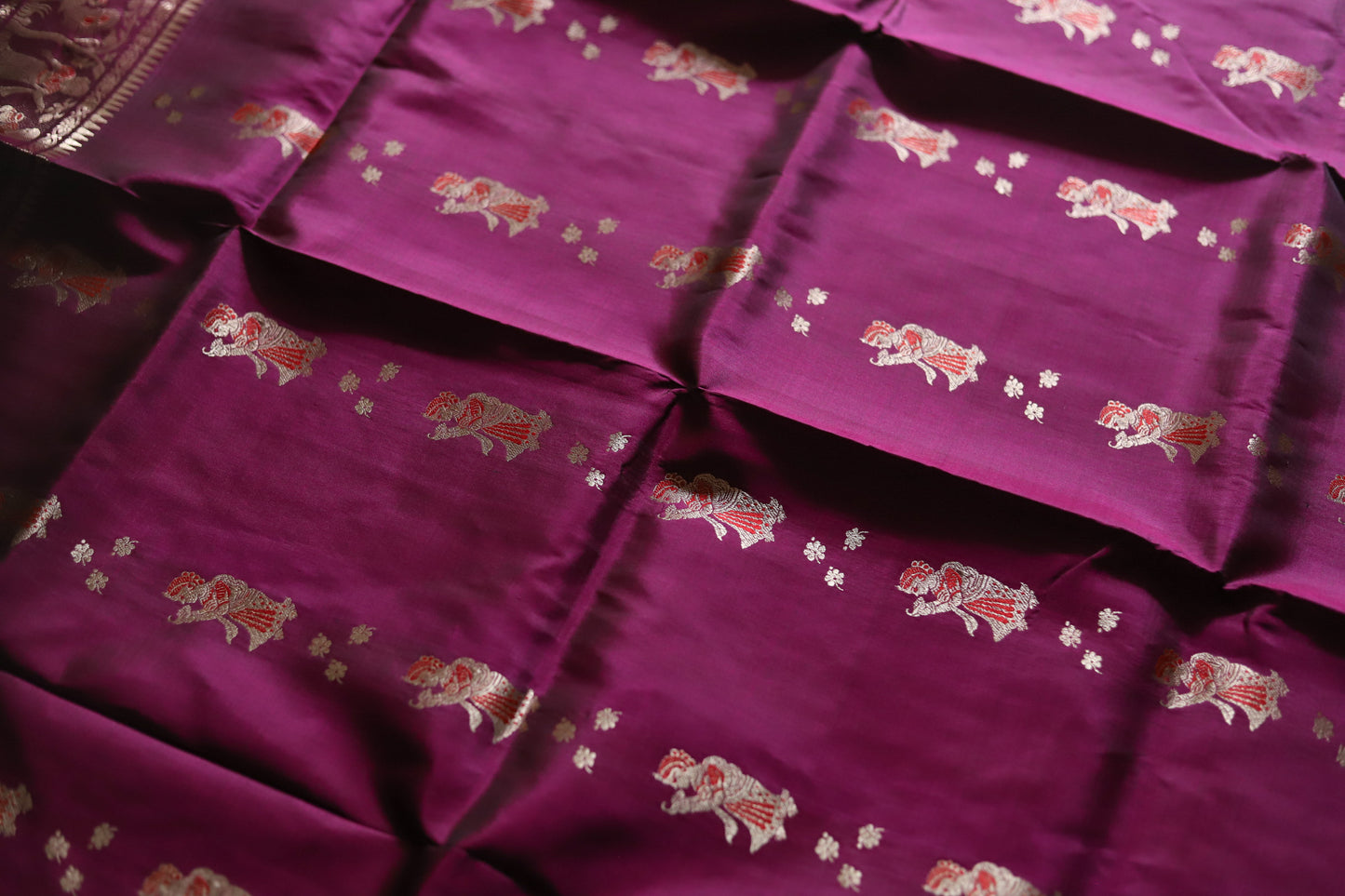 Bengal Handwoven Swarnachari Silk Saree