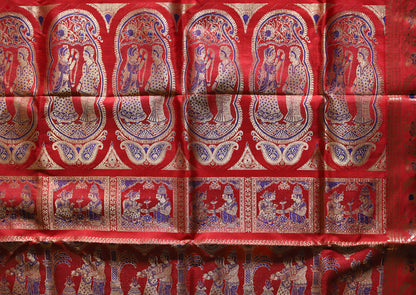 Bengal Handwoven Swarnachari Silk Saree