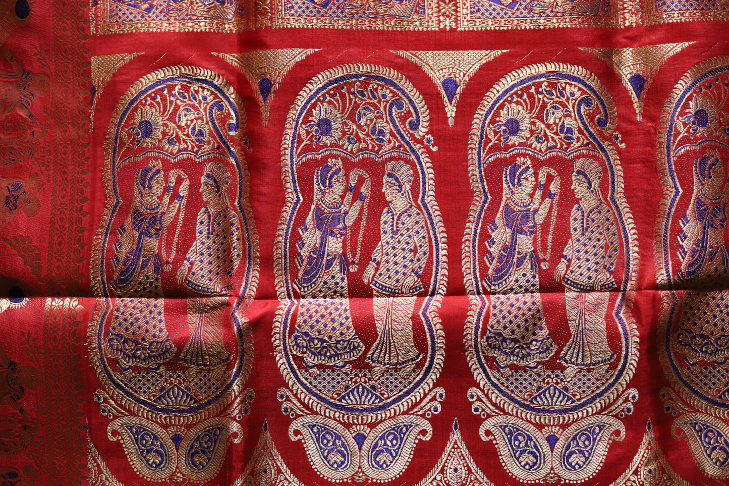 Bengal Handwoven Swarnachari Silk Saree