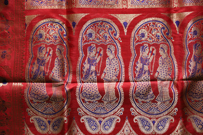 Bengal Handwoven Swarnachari Silk Saree