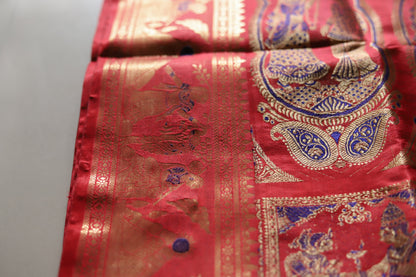 Bengal Handwoven Swarnachari Silk Saree
