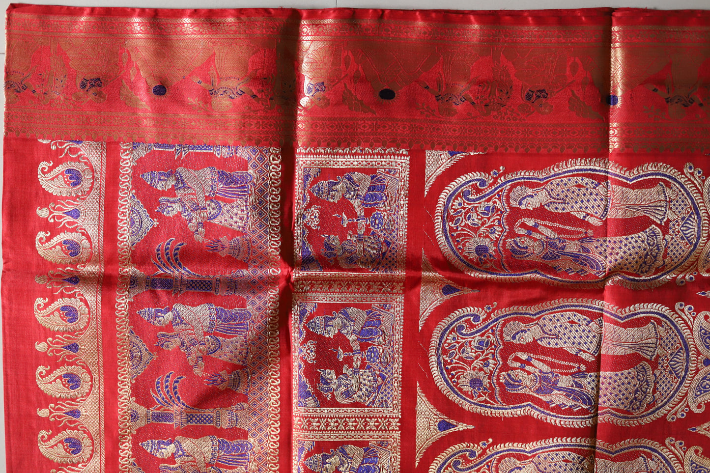 Bengal Handwoven Swarnachari Silk Saree