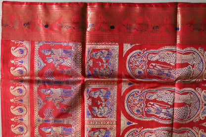 Bengal Handwoven Swarnachari Silk Saree