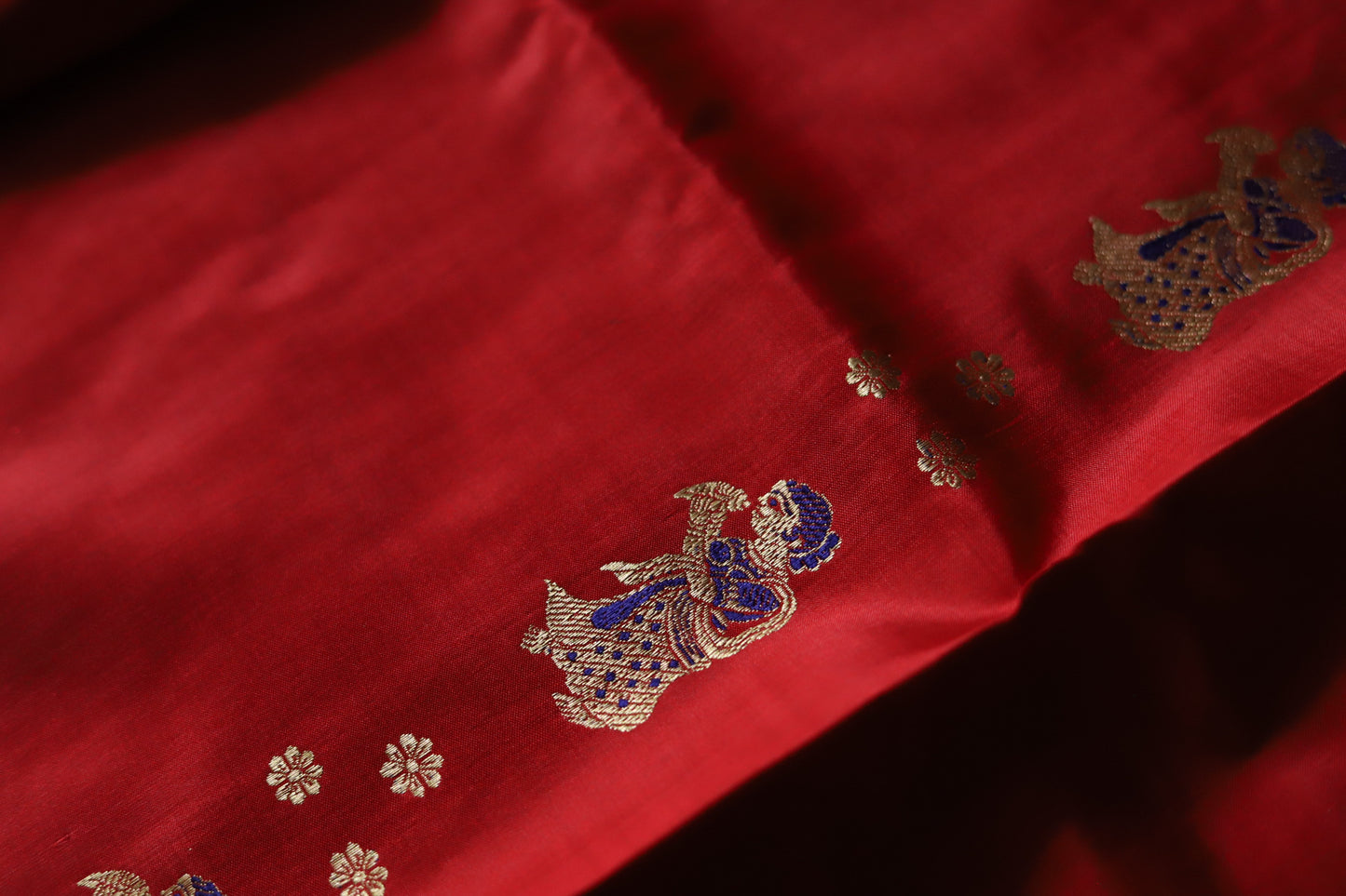Bengal Handwoven Swarnachari Silk Saree