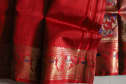 Bengal Handwoven Swarnachari Silk Saree
