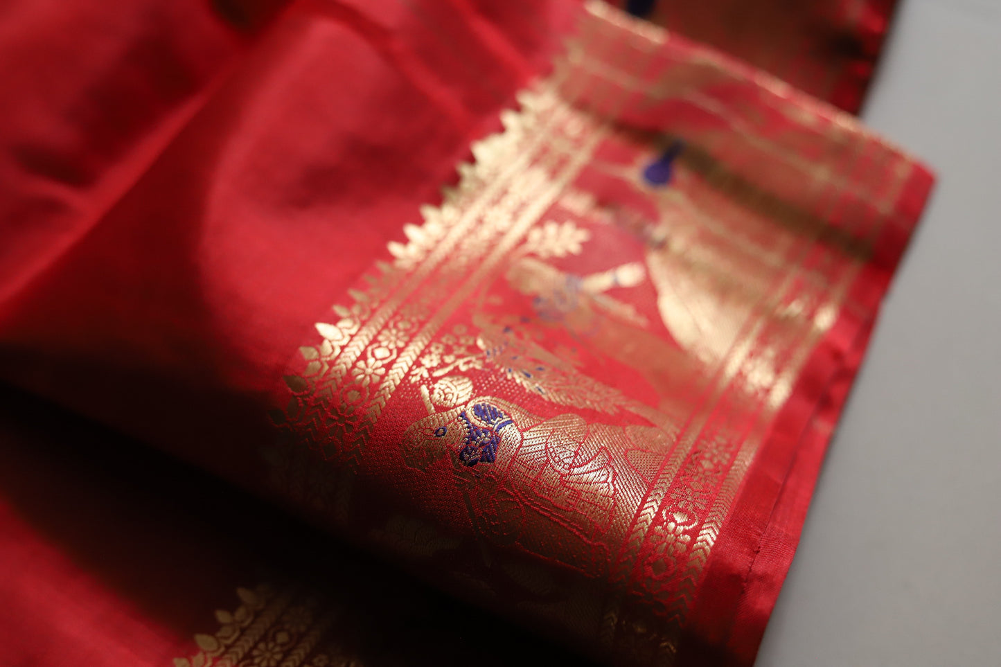 Bengal Handwoven Swarnachari Silk Saree