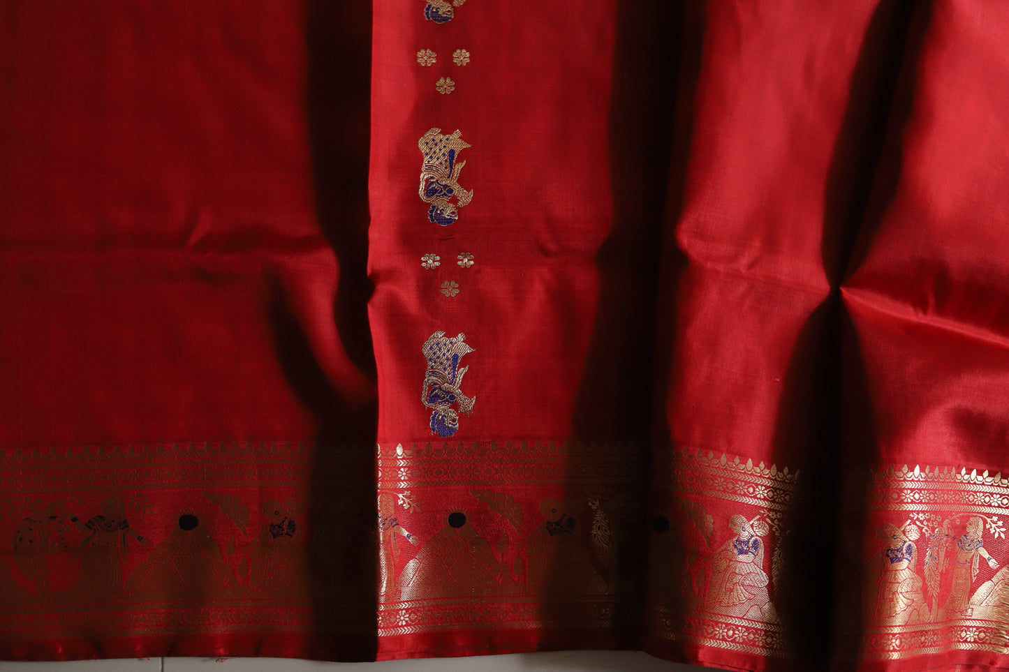 Bengal Handwoven Swarnachari Silk Saree