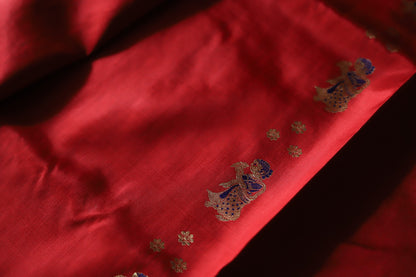Bengal Handwoven Swarnachari Silk Saree