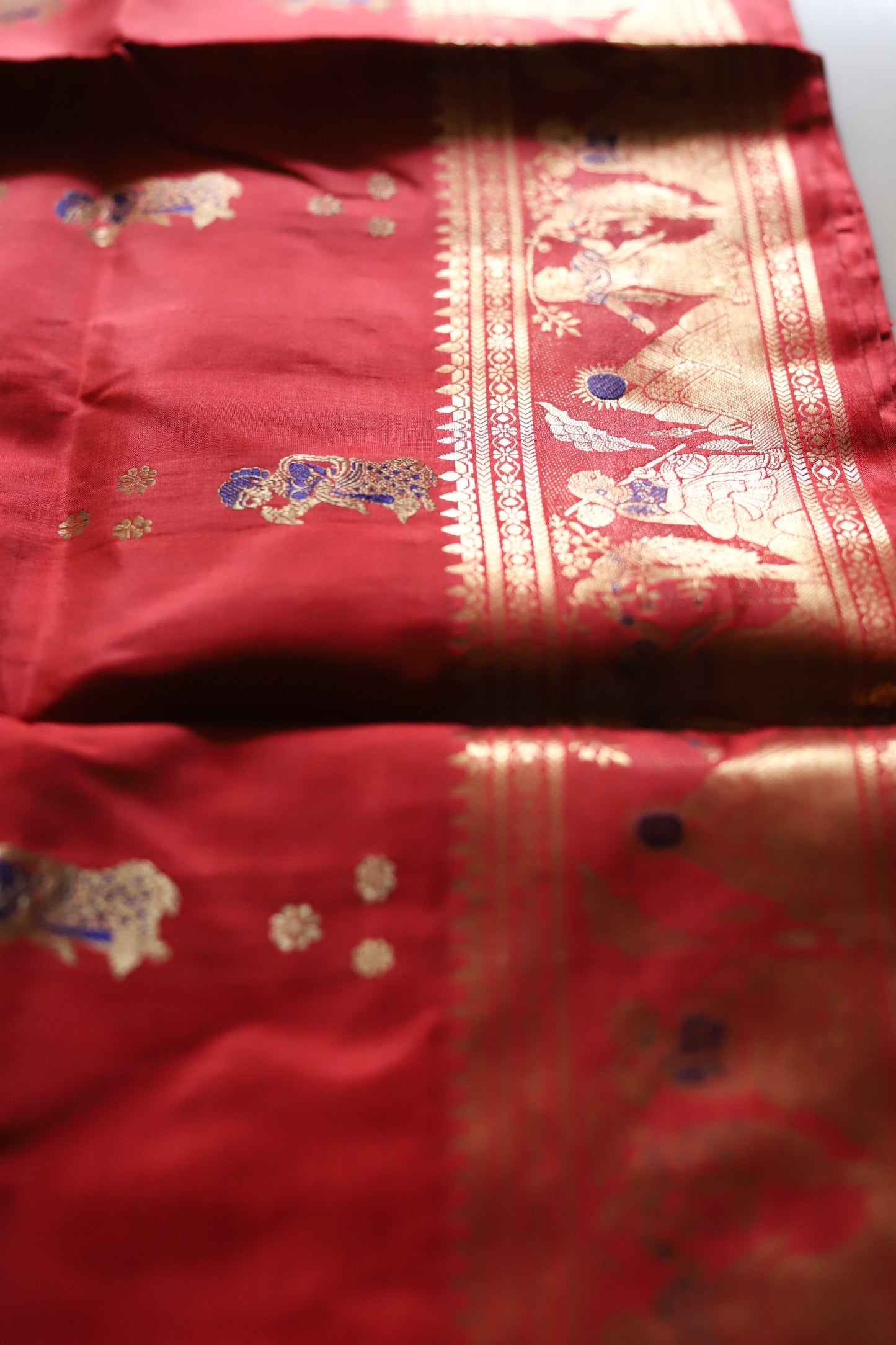 Bengal Handwoven Swarnachari Silk Saree
