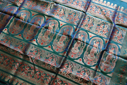Bengal Handwoven Swarnachari Silk Saree