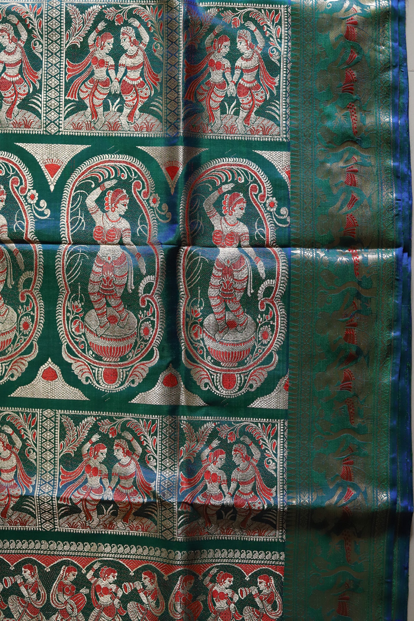 Bengal Handwoven Swarnachari Silk Saree
