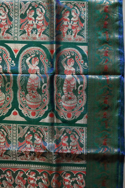 Bengal Handwoven Swarnachari Silk Saree