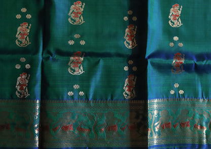 Bengal Handwoven Swarnachari Silk Saree