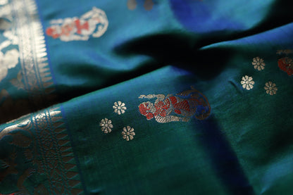 Bengal Handwoven Swarnachari Silk Saree
