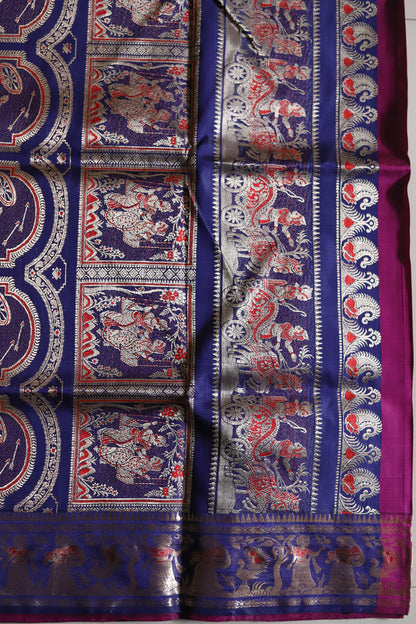 Bengal Handwoven Swarnachari Silk Saree