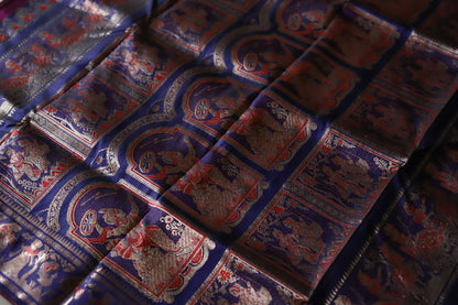 Bengal Handwoven Swarnachari Silk Saree