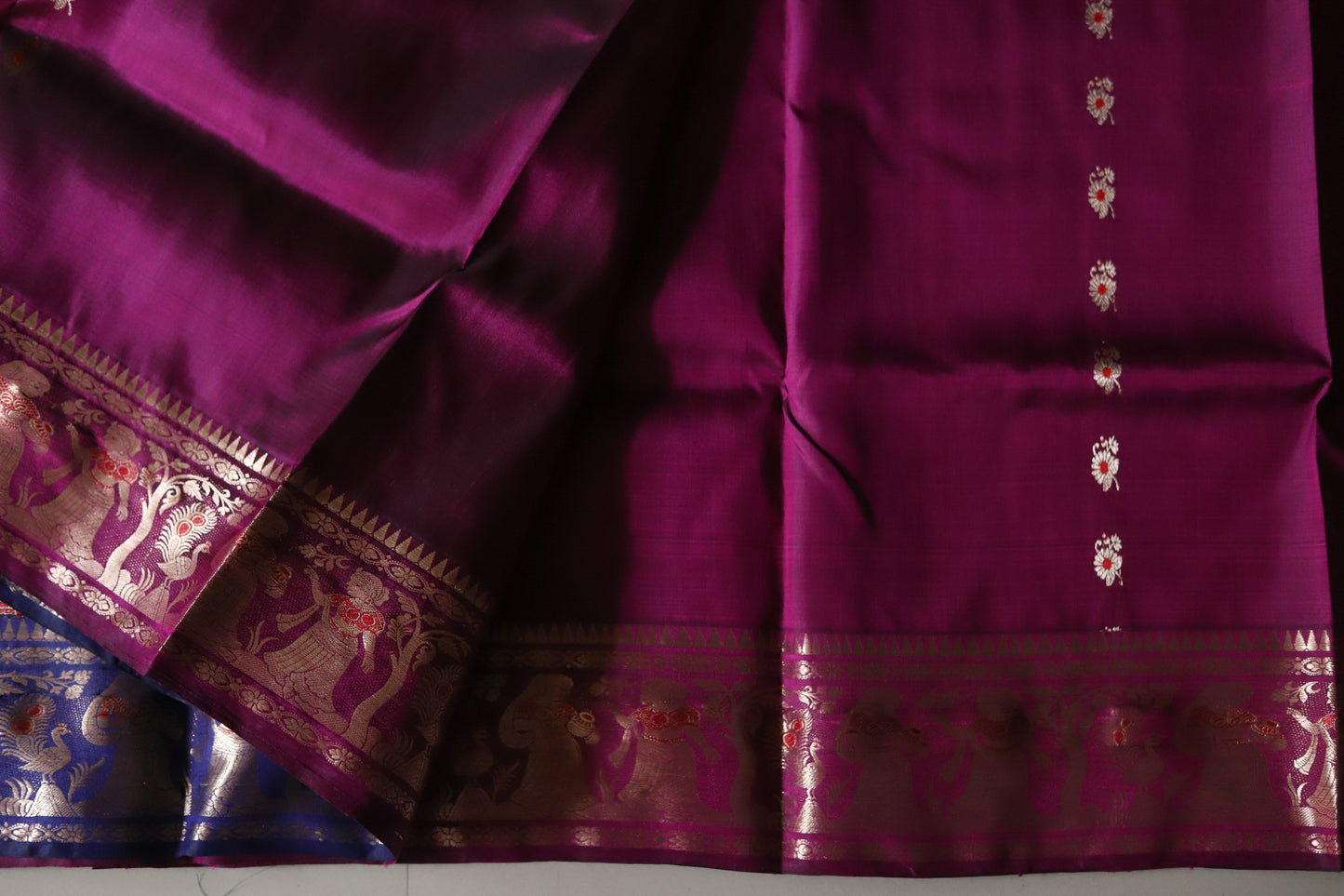 Bengal Handwoven Swarnachari Silk Saree