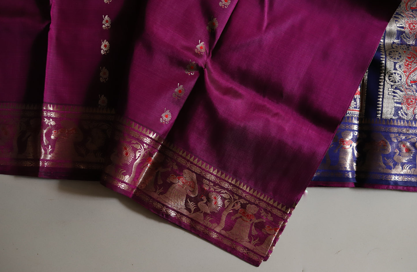 Bengal Handwoven Swarnachari Silk Saree