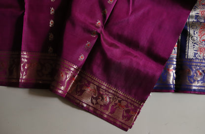 Bengal Handwoven Swarnachari Silk Saree