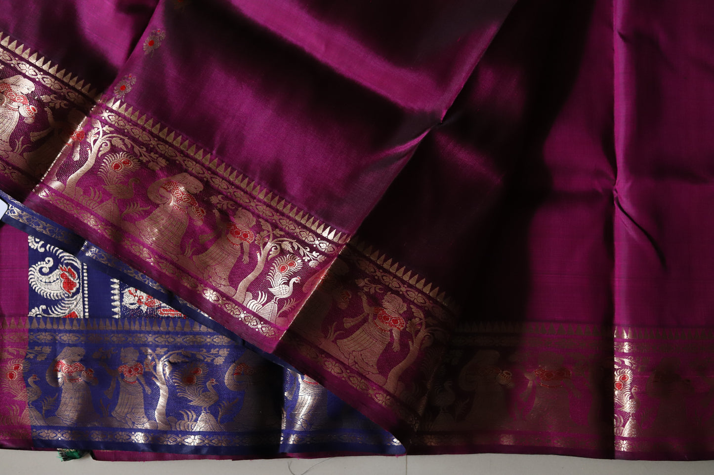 Bengal Handwoven Swarnachari Silk Saree