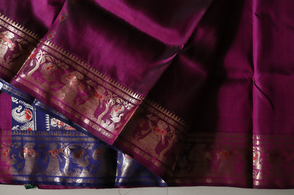Bengal Handwoven Swarnachari Silk Saree