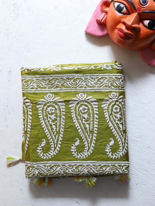 Handmade Calcutta Silk Saree