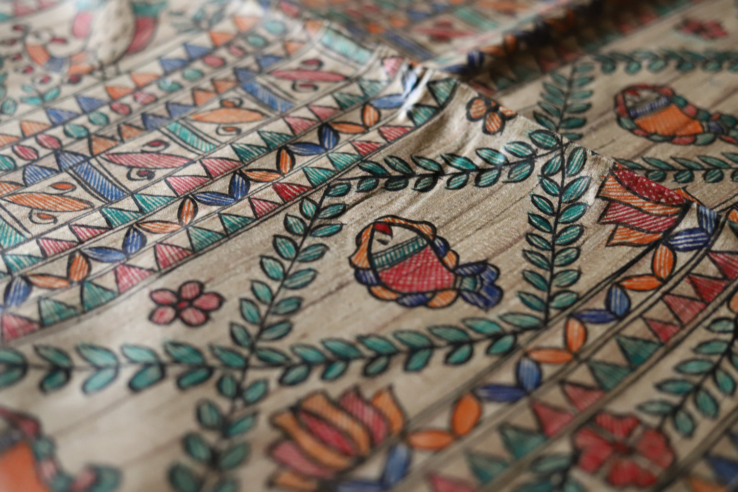 Handmade Calcutta Silk Saree