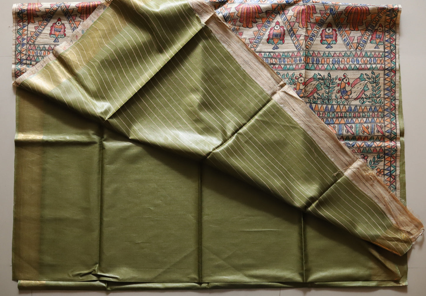 Handmade Calcutta Silk Saree