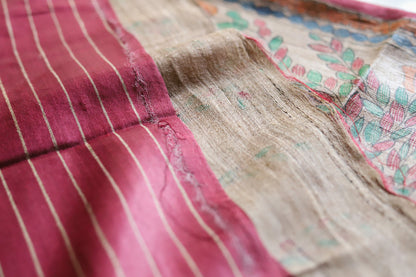 Handmade Calcutta Silk Saree