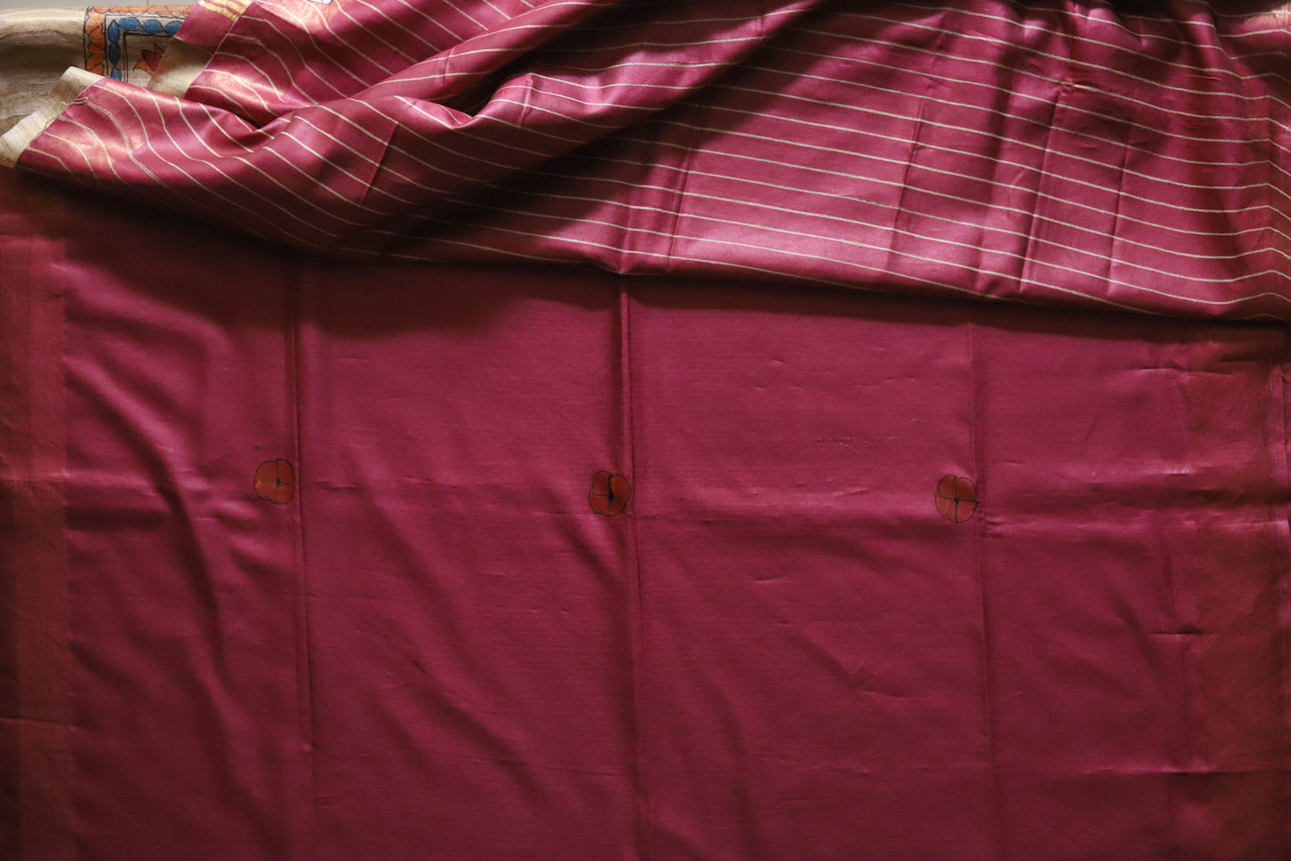 Handmade Calcutta Silk Saree