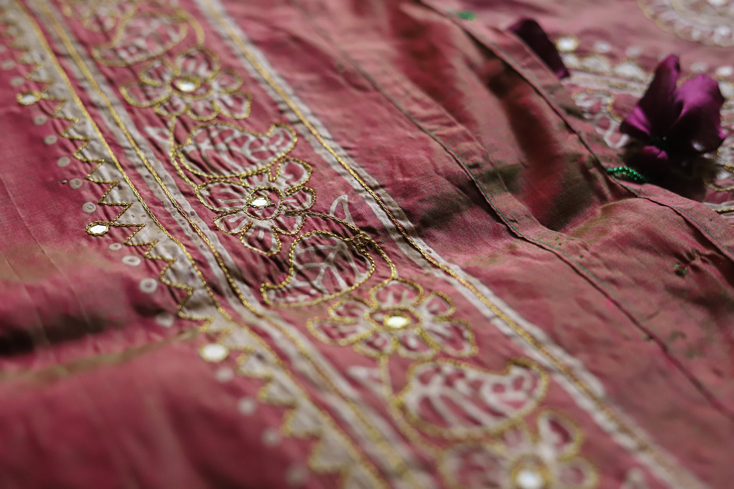 Handmade Calcutta Silk Saree