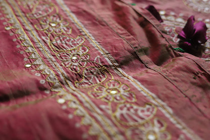 Handmade Calcutta Silk Saree