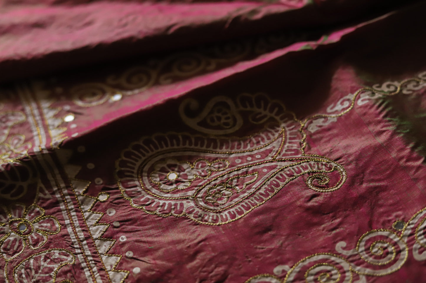 Handmade Calcutta Silk Saree