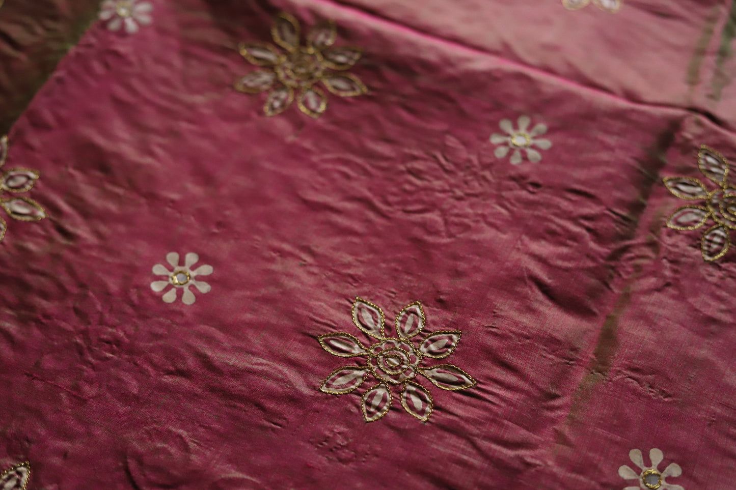 Handmade Calcutta Silk Saree