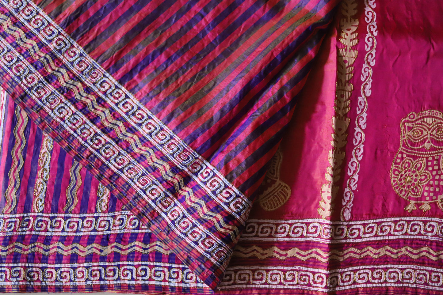 Handmade Calcutta Silk Saree