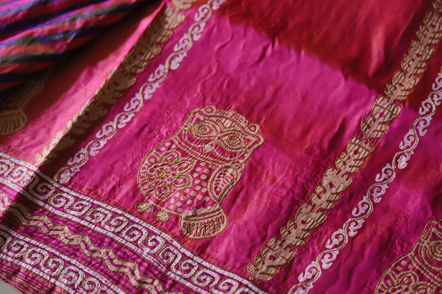 Handmade Calcutta Silk Saree