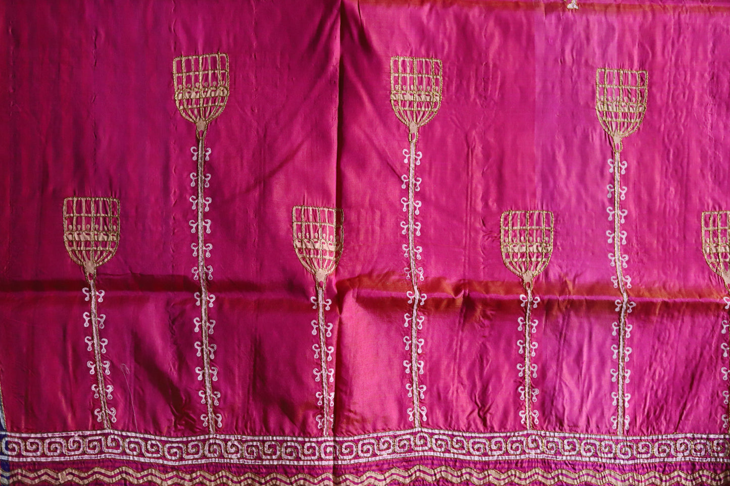 Handmade Calcutta Silk Saree
