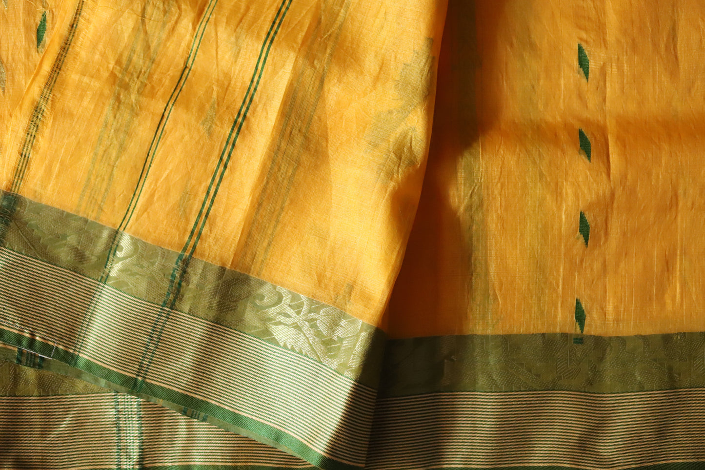 Handmade Calcutta Silk Saree