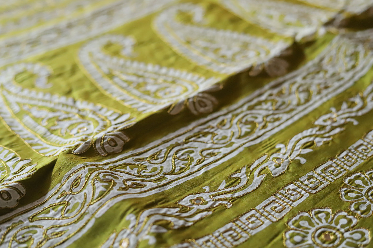 Handmade Calcutta Silk Saree