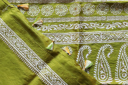 Handmade Calcutta Silk Saree