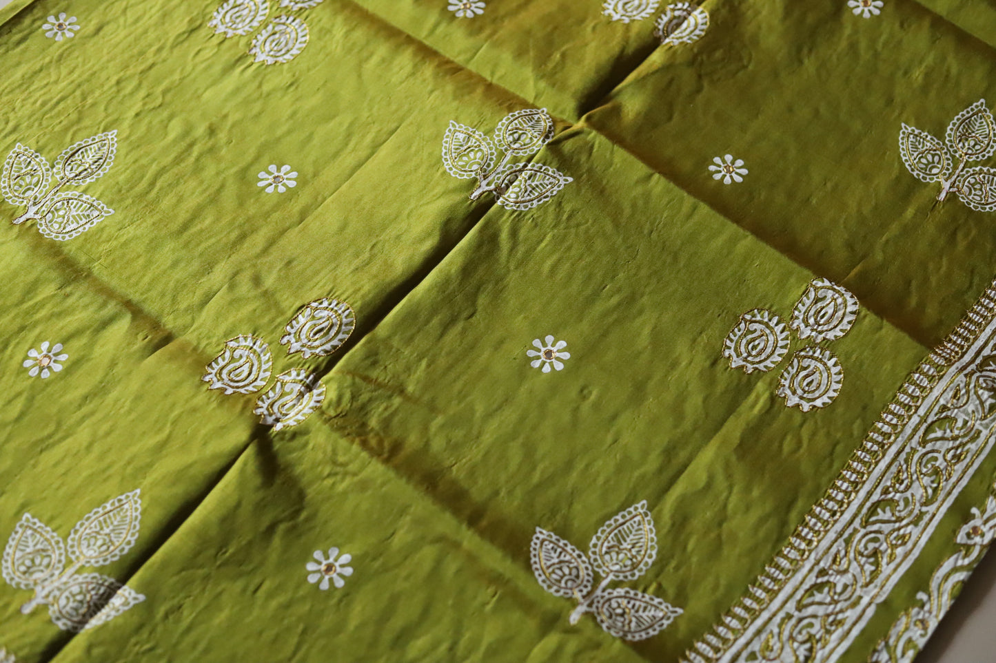 Handmade Calcutta Silk Saree