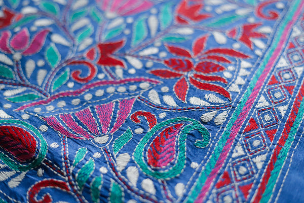 Kantha Silk Saree