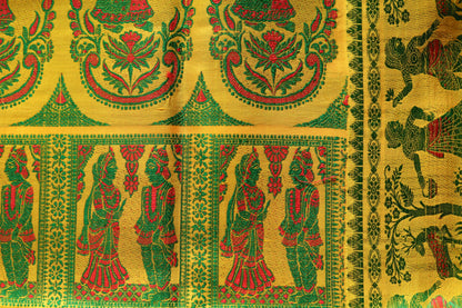 Bengal Handwoven Baluchari Silk Saree