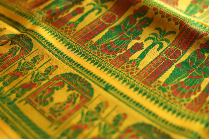 Bengal Handwoven Baluchari Silk Saree